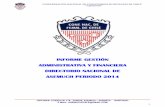 Asemuch Gestión financiera y administrativa 2014