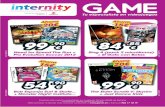 Descuentos Internity en Tiendas GAME del 1/12/2011 al 31/1/2012