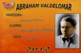 Abraham Valdelomar -Datos extras--Kevin