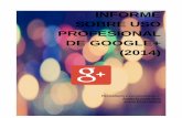 Informe sobre uso profesional de Google Plus 2014
