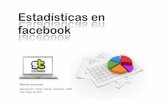Estadísticas en facebook