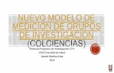 Presentacion nuevo modelo de medicion de grupos de investigacion