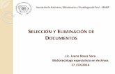 Selección y eliminación de documentos
