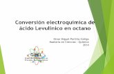 Generación de biocombustibles vía electroquímica conversión electroquímica de ácido levulínico en octano. (2)