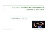 Expresión Corporal y Danza [Bloque IV Didáctica de la EC y la danza]