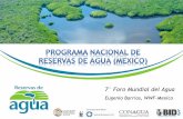 Programa nacional de reservas de agua (mexico)