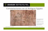 Constelaciones en el Antiguo Egipto - Presentación de la charla divulgativa en los Viernes Astronómicos de la Sociedad de Ciencias Aranzadi -