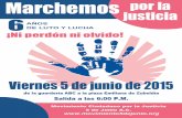 Invitación a Marcha a 6 Años de Luto y Lucha por Justicia ABC