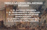 Tema 1 la crisis del Antiguo Régimen