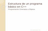Estructura de un programa básico en c++