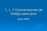 1 1 7 Convenciones De Codigo En Java