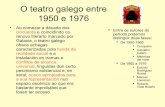 O teatro galego entre 1950 e 1976