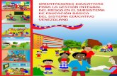 ORIENTACIONES EDUCATIVAS PARA LA GESTIÓN INTEGRAL  DEL RIESGO EN EL SUBSISTEMA DE EDUCACIÓN BÁSICA  DEL SISTEMA EDUCATIVO VENEZOLANO