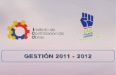 Enlace Ciudadano Nro 269 tema:  ico gestión 2011 2012