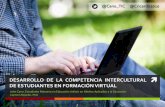 Desarrollo de la competencia intercultural de estudiantes en formación virtual