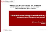 Zonificacion ecológica económica y ordenamiento territorial en las regiones del Perú