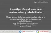 Josep Lluís González - Montse Bosch - Investigación y docencia en restauración y rehabilitación