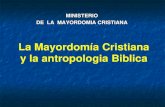 La Mayordomía y la antropología biblica