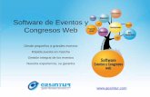 Software eventos y congresos web