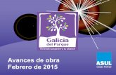 Avances de obra - Galicia del Parque - Febrero de 2015
