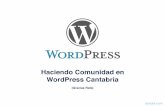 Haciendo comunidad en WordPress Cantabria