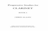 Clarinete   método - allen - estudos progressivos - parte 1 de 2