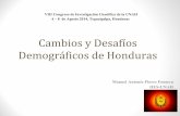 Cambios y desafíos demográficos de honduras
