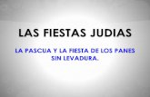 LAS FIESTAS JUDIAS: "LA PASCUA Y LOS PANES SIN LEVADURA"