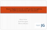 Presentación Real Decreto 235/2013 de Certificación Energética TEST JG