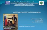 Sistema educativo bolivariano