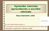 Aprender Ciencias al Escribir_ Neus Sanmartí Puig