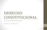 Derecho constitucional, Apuntes Derecho Constitucional