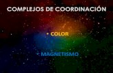 Compuestos de coordinación   color y magnetismo