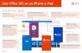 Guia Rápida de Microsoft - Usar Office 365 en iphone-ipad