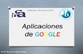 aplicaciones de google maría ortega y david romero 1er año b