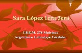 Sara Lopez 1era 3era