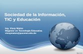 Sociedad de Información, TIC y Educación