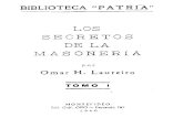 LOS SECRETOS DE LA MASONERIA (1940) - Omar H. Laureiro