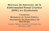 Normas de atención de la enfermedad renal crónica/ Guatemala