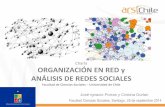 ORGANIZACIÓN EN RED y ANÁLISIS DE REDES SOCIALES