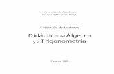 (547) didáctica del álgebra y la trigonometria   sl