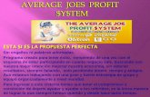 Presentación Average Joe Profit System