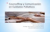Couselling y comunicación en cuidados paliativos