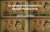 La narrativa durant el règim franquista