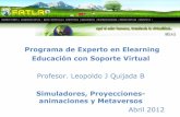 Presentación: simuladores, metaversos y proyecciones 27042012