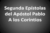 Segunda epístolas del apóstol pablo