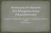 Seminario profesores 2014 IES Margarita Salas
