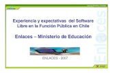 Experiencia y expectativas del Software Libre en la Función Pública en Chile