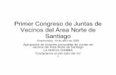 Primer Congreso De Juntas De Vecinos Del áRea Norte1