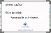 Factorización de Polinomios - Clases de matemáticas - Tus Matemáticas Online